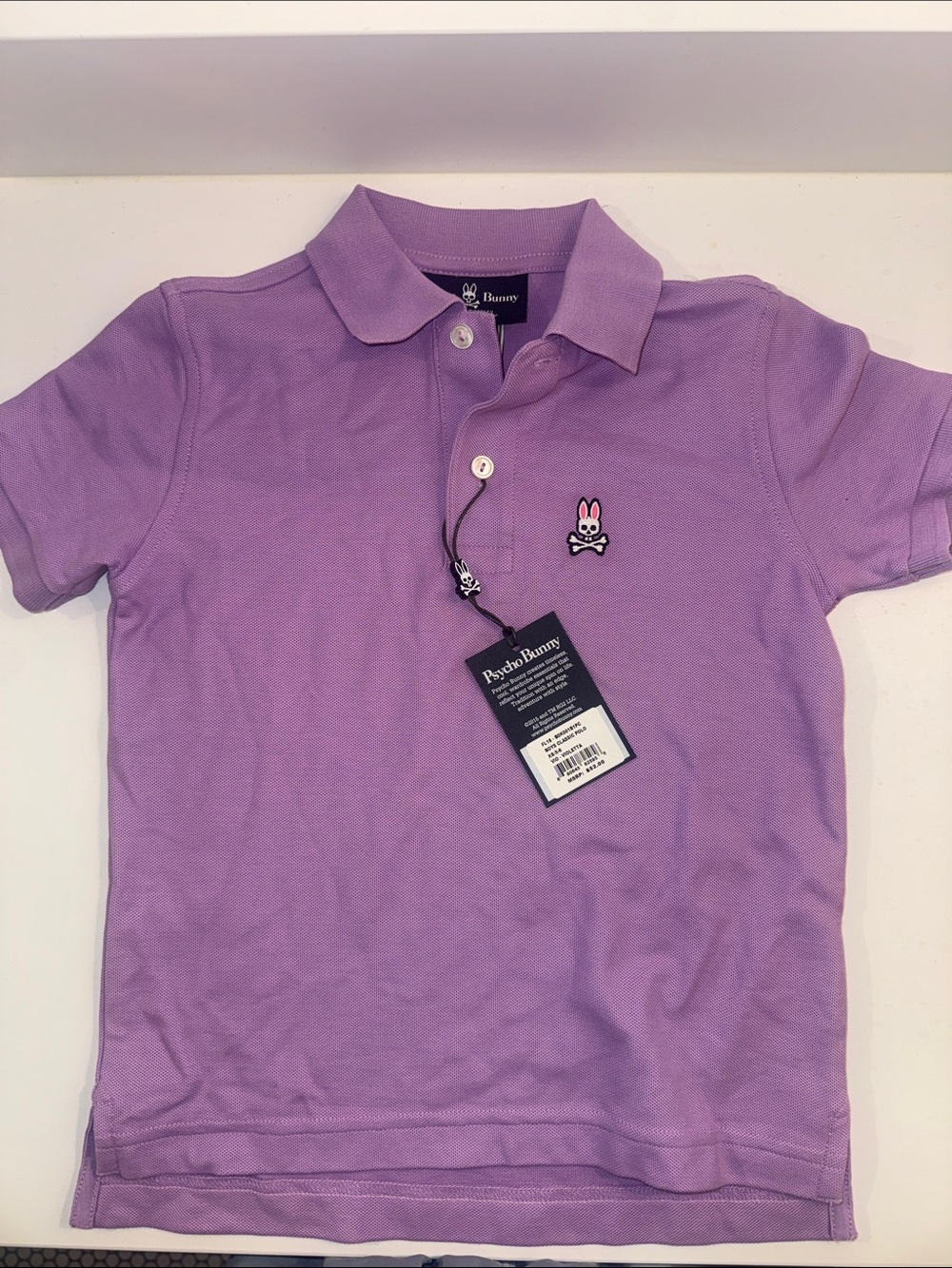 Psycho Bunny Lavender Polo
